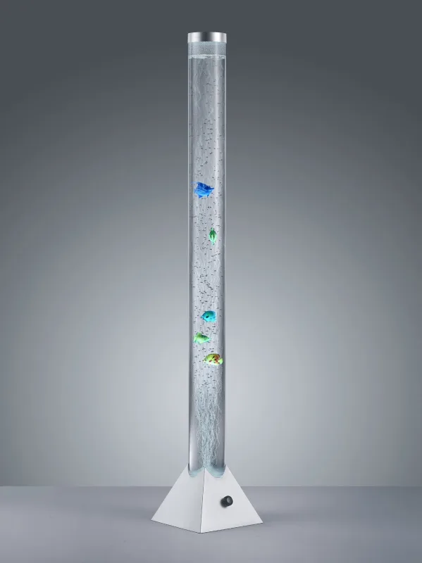 Piantana led motion pesci colorati rgb 1w h.130