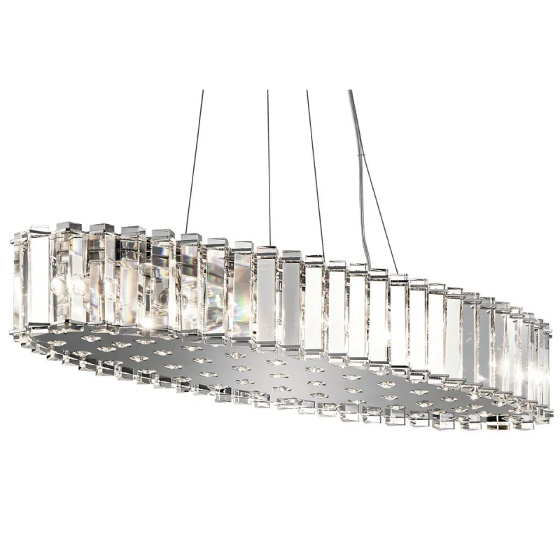 Suspension crystal cristal chrome
