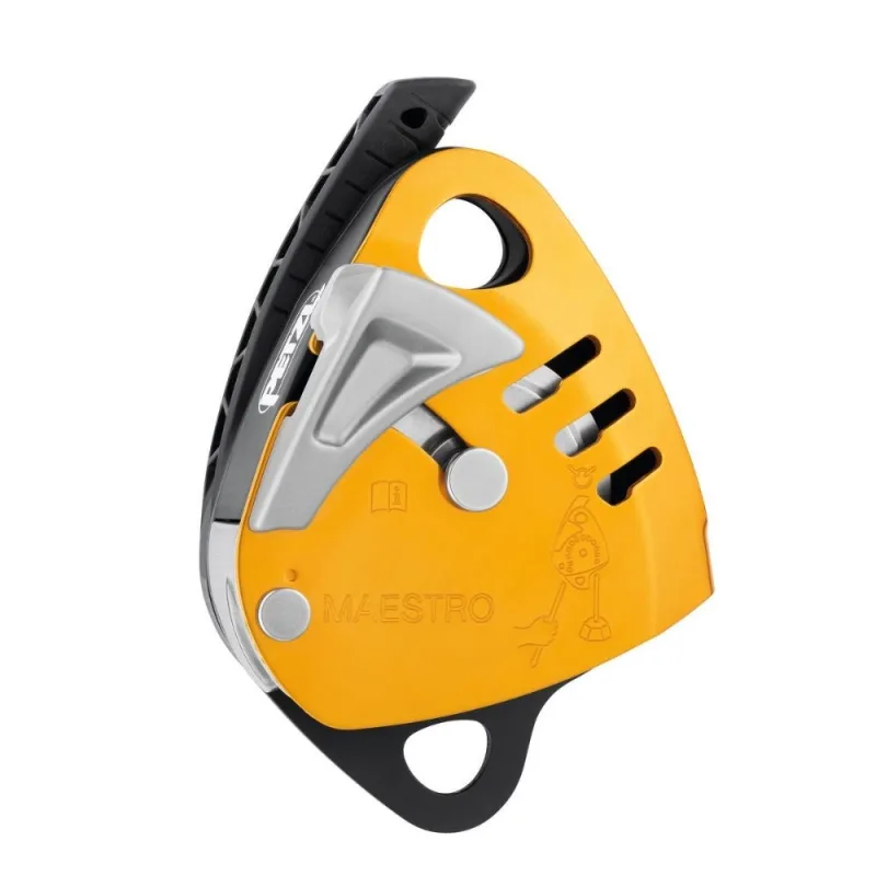 Descendedor con polea maestro s petzl