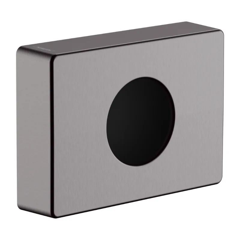 Hansgrohe dispensador de bolsas higiénicas hansgrohe negro cromo cepillado
