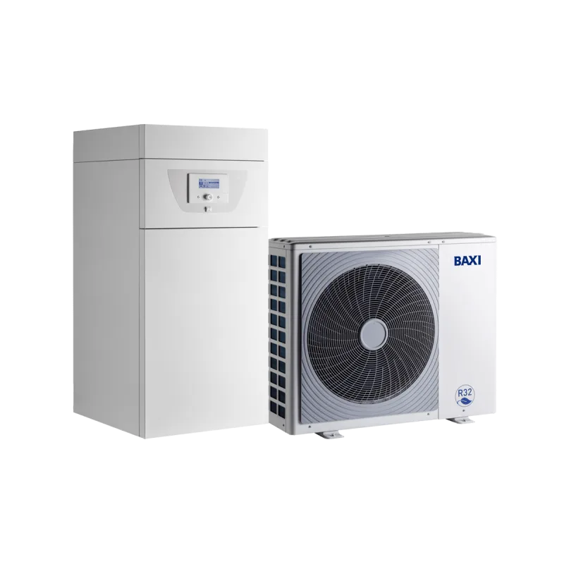Bomba de calor aerotermia con acumulador de 180 litros baxi platinum bc v200 ir32 16 mr