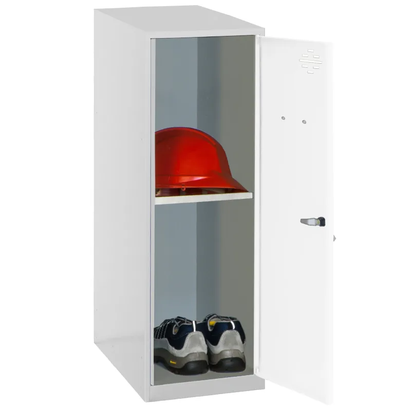 Casillero metálico simonlocker (91,5x30x50cm) gris y blanco