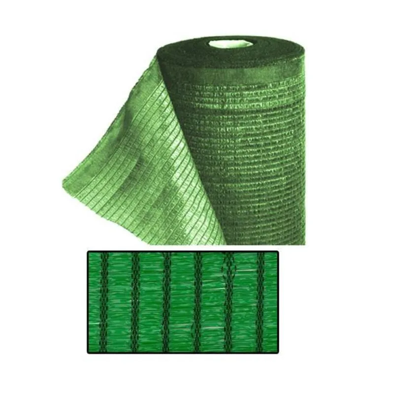 Pluvia malla sombreo nacional cotex 90% verde 3m x 50 m plegado