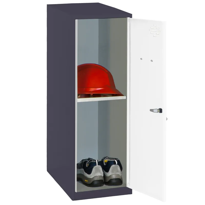 Casillero metálico simonlocker (91,5x40x50cm) antracita y blanco