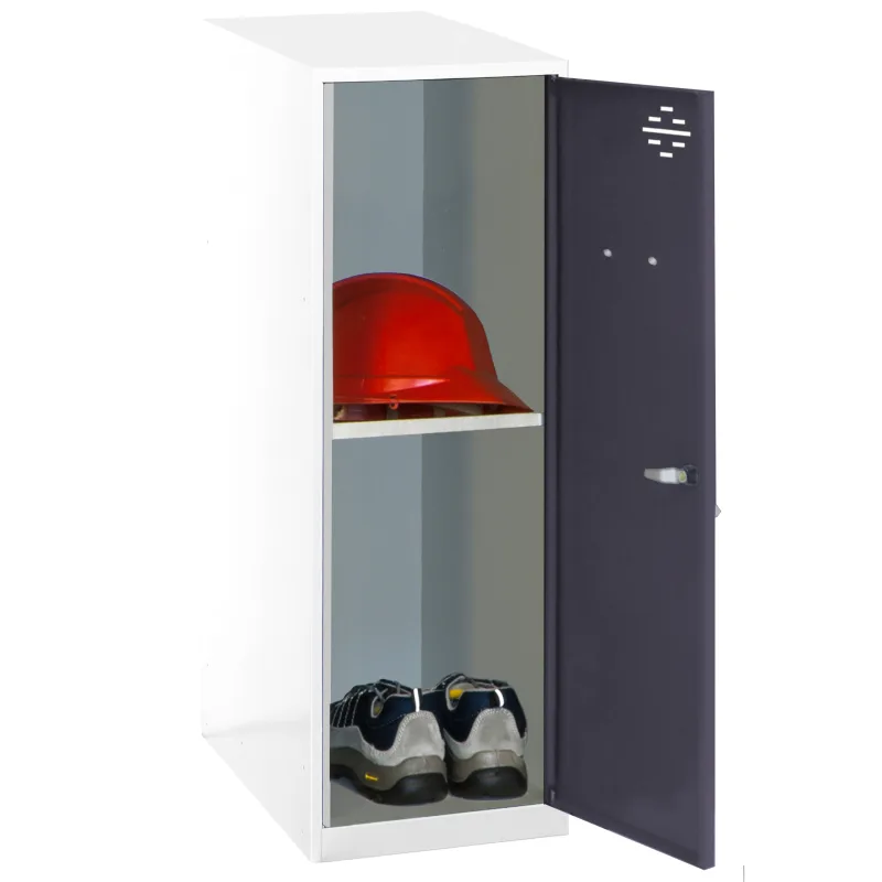 Casillero metálico simonlocker (91,5x40x50cm) blanco y antracita