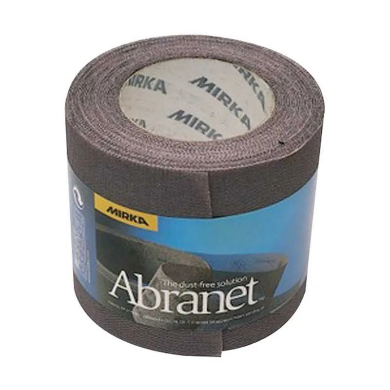 Mirka abranet 5454400112 mesh sanding roll 115 mm x 25 m velcro / grain p120 / 1 roll / for sanding wood, spatula, varnish, plastic