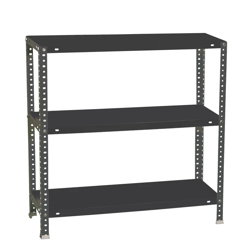 Estantería metálica en kit 100x90x500cm y carga máx. 100kg por balda color antracita