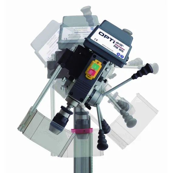 Taladro radial de sobremesa y columna con poleas rb6t optimum