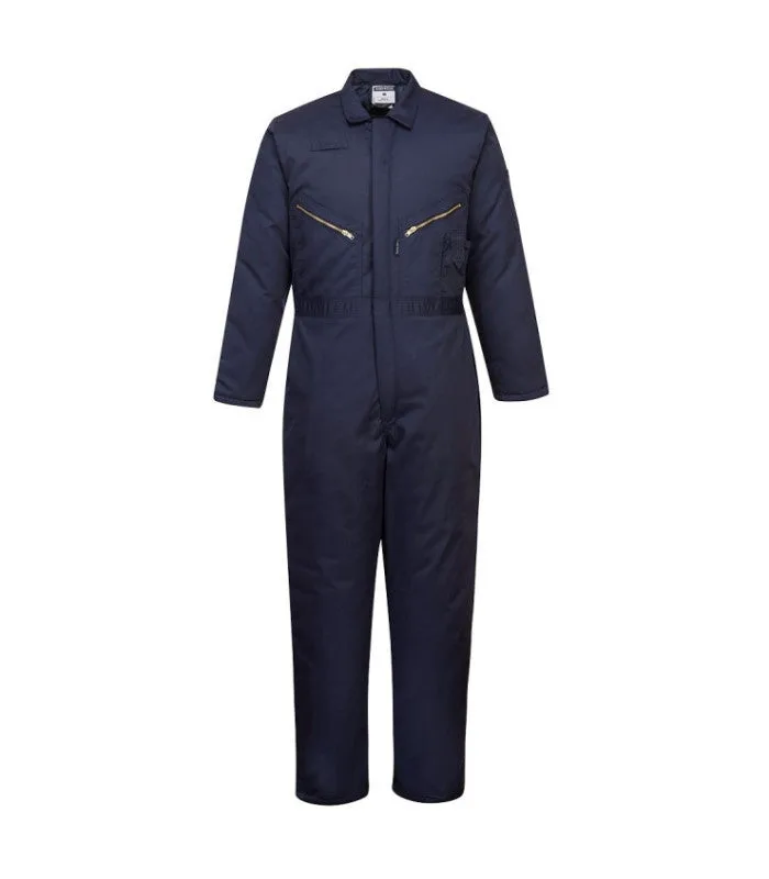 Mono laboral orkney altas prestaciones azul marino con forro portwest s816