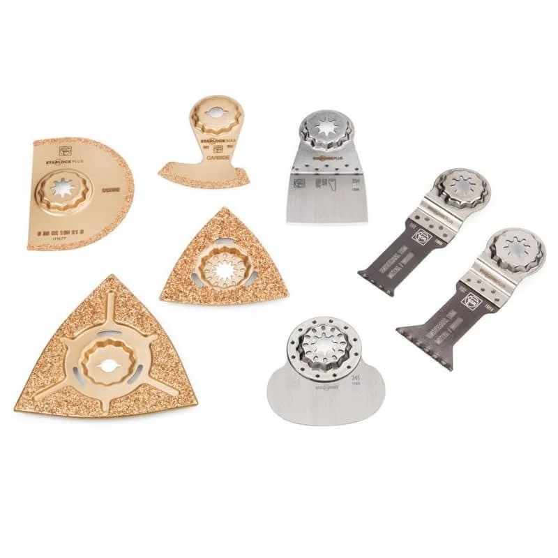Fein profi set starlock max chauffage / sanitaire ( 35222967140 ) - 8 pièces. pour multimaster