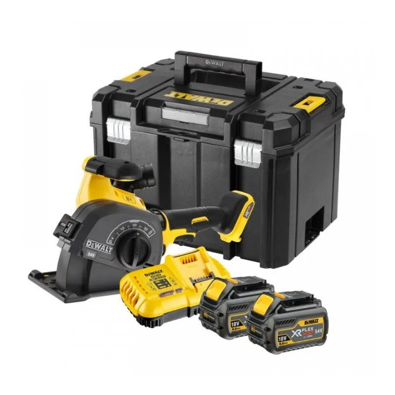 Dewalt dcg200t2-qw - rozadora sin escobillas xr flexvolt 54v con 2 discos y 2 baterías con maletín