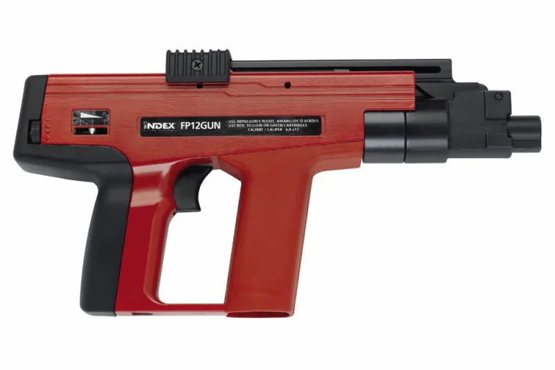 [cp fp12gun] pistola semiautomática para fijación a pólvora. para clavos de 12 mm - 12mm