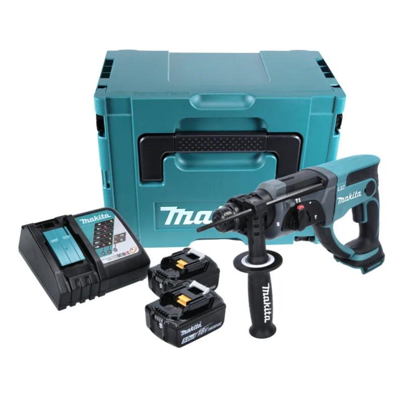 Makita dhr202rtj - martillo ligero 20mm 18v litio 5,0 ah makpac