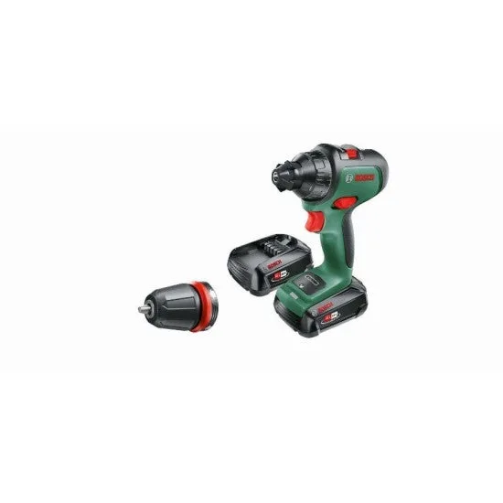 Perceuse-visseuse bosch advanceddrill 18 + 1 mandrins +2 batterie 2,5 ah + chargeur - 06039b5006