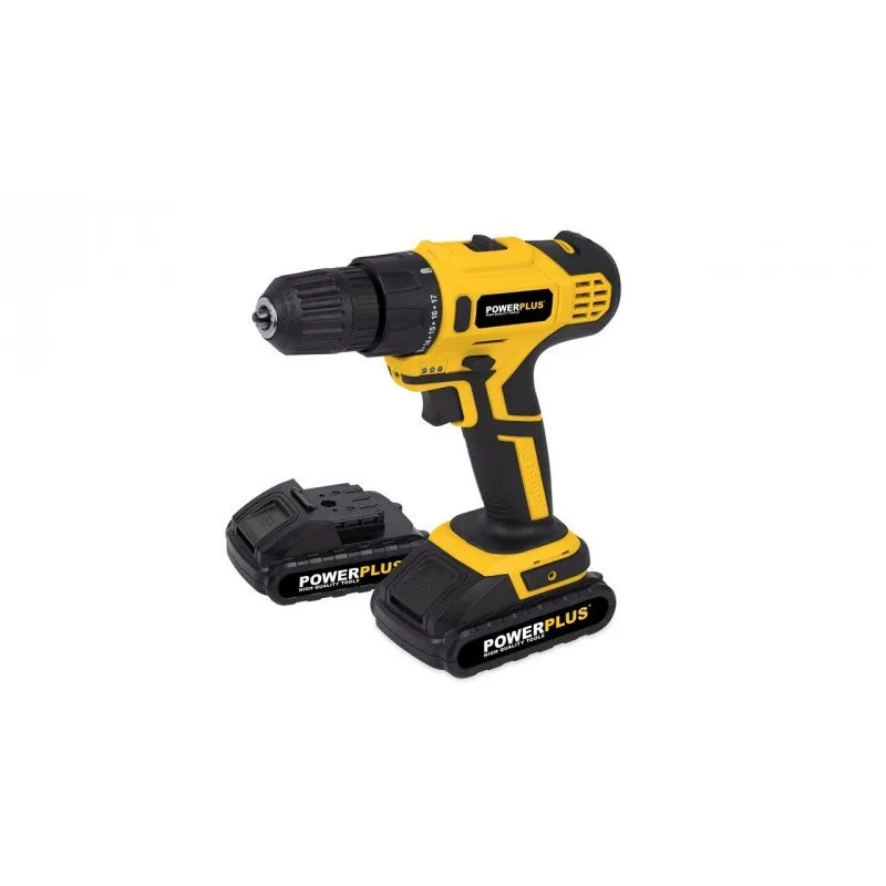 Taladro bateria powerplus 18 v 2 baterias 1.5 ah