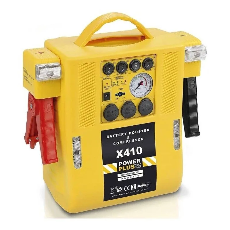 Powerplus powx410 arrancador baterías multifunción