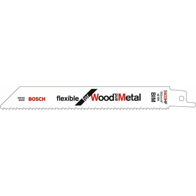 Sabre saw blade s 922 hf. flexible para madera y conocido.