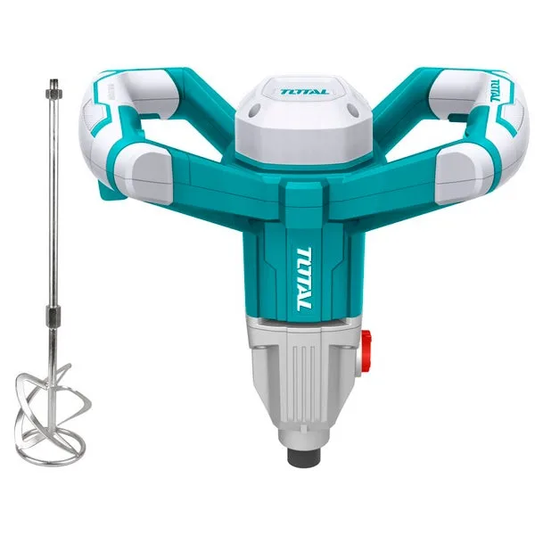 Taladro batidor total 1400 w accesorio m14 con luz led + batidor 120 mm industrial