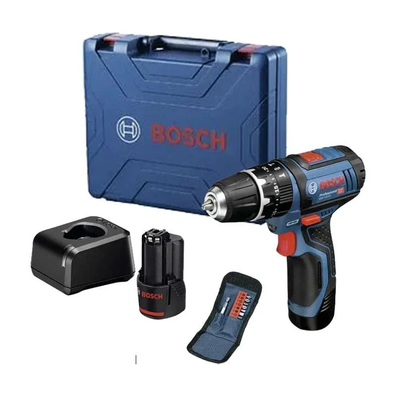Bosch taladro gsb 12v-15 2 baterias 2.0 ah