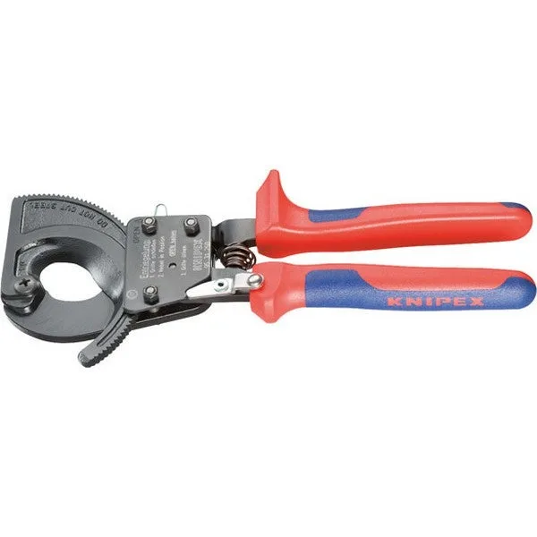 Knipex 95 32 320 coupe-câbles (principe cliquet, 3 réglages) avec