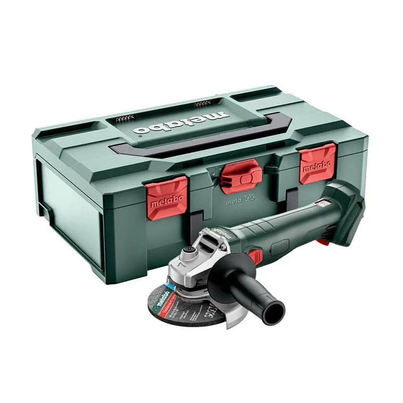 Amoladora angular de batería de 18 voltios w18 l 9-125 q sin bateria, sin cargador metabo