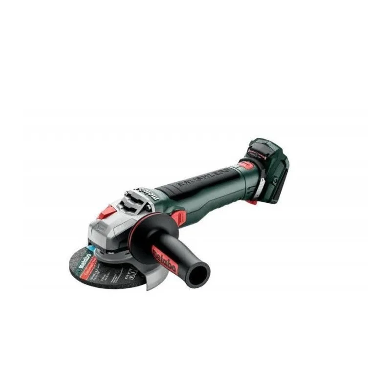 Amoladora angular inalámbrica - metabo - wb 18 lt bl 11-125 quick - 18v - metabox 165 l