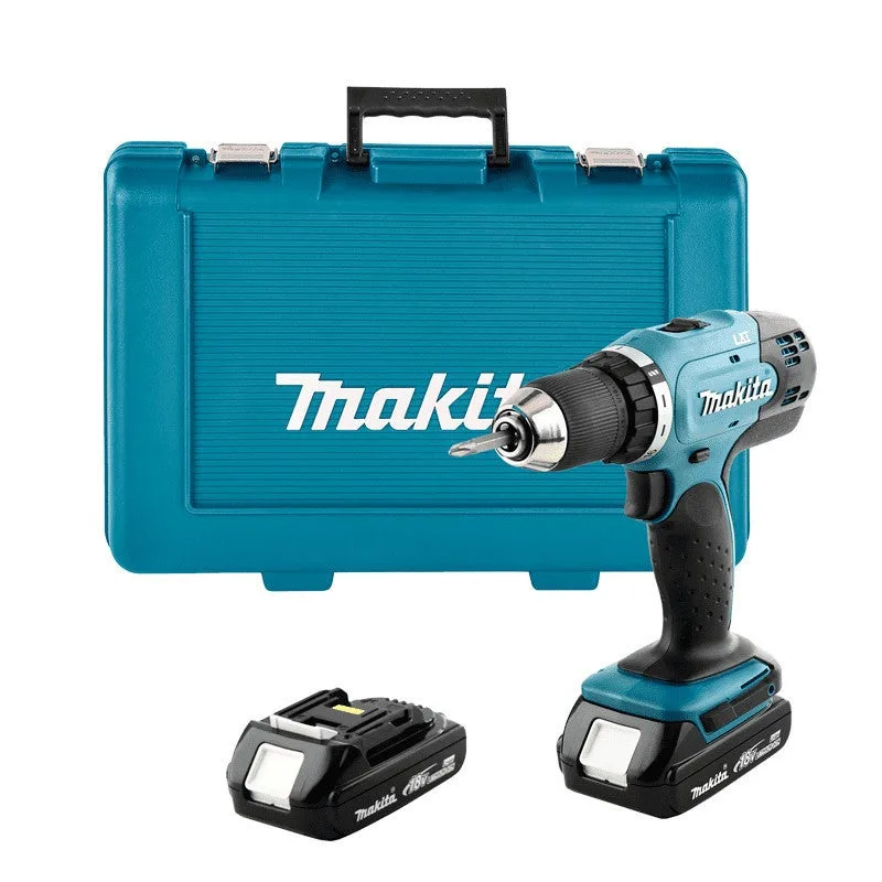 Ddf453sye taladro atornillador makita 18v 2x1,5ah li-ion 27-42nm