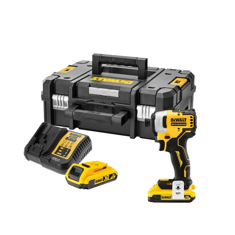 Dewalt dcf 809 d2t visseuse à chocs sans fil 18 v brushless li-ion + coffret de transport t-stak + 2x batteries 2,0 ah + chargeur