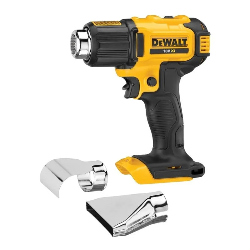 Dewalt dce 530 n décapeur thermique sans fil 18v 530°c + buse de surface et réflecteur - sans batterie, sans chargeur