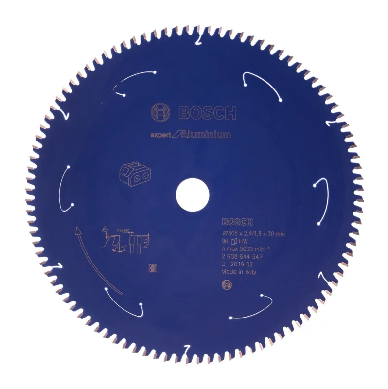 Bosch lame de scie circulaire expert for aluminium 305 x 1,8 x 30 mm - 96 dents ( 2608644547 )