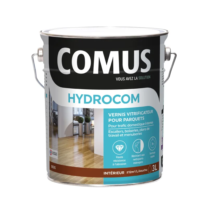 Vitrificador hydrocom comus sas - seda mate 1680 - 3 l - 13053