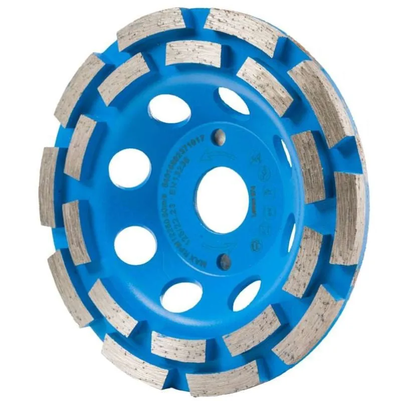 Placa diamantada leman ø 125 x al. 22,23 x ht. 5 x ép. 7 mm - hormigón, granito y piedra natural - 974