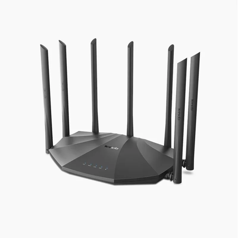 Tenda ac23 router inalámbrico gigabit ethernet doble banda (2,4 ghz / 5 ghz) negro