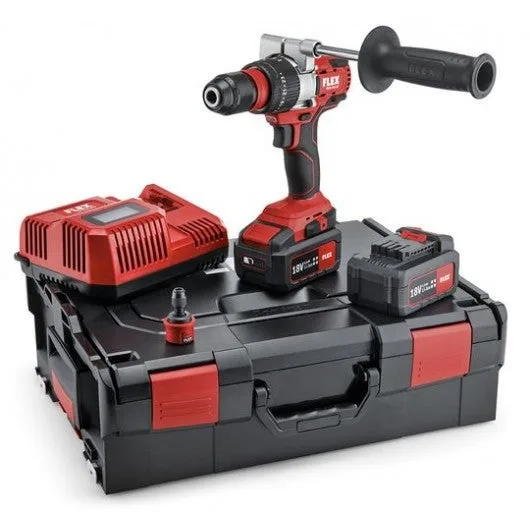 Destornillador de impacto pd 2g 18.0-ec/5.0 set power flex + 2 baterías 5 ah + 1 cargador - 504904