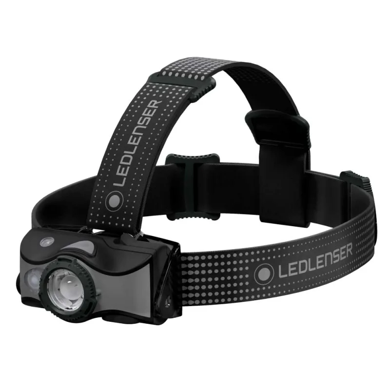Ledlenser mh7 led lampe frontale 600 lm ipx4 noir / gris ( 501599 ) + 1x batterie + câble de charge