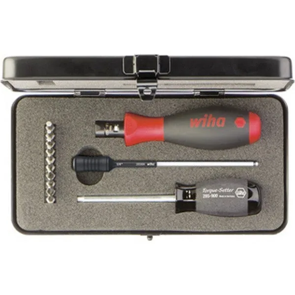 Wiha jeu de tournevis dynamométriques 2852 s10 13 pièces 1-5 nm