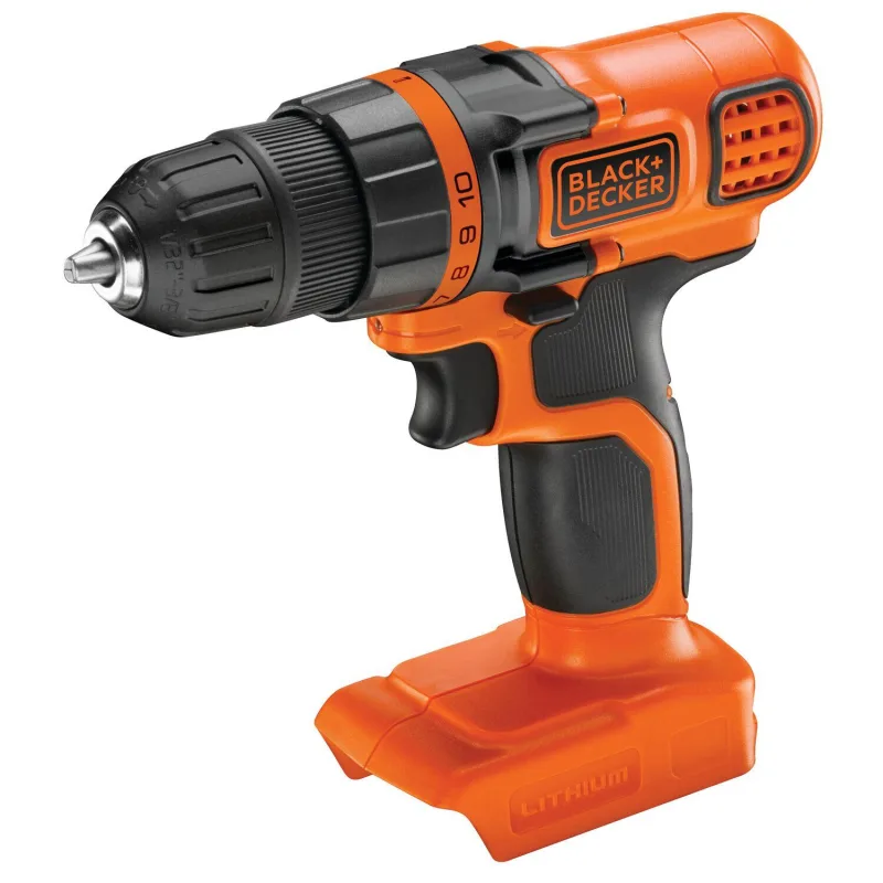 Taladro a batería black + decker 18v - sin batería - bdcdd18n-xj