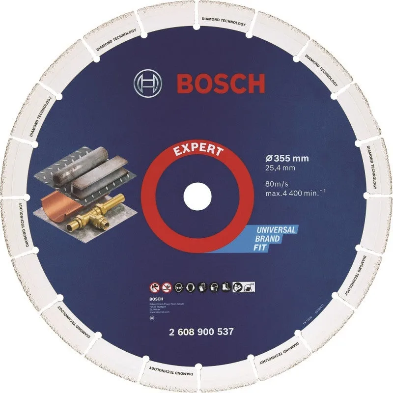 Bosch expert disco diamantado metal ø355 mm - 2608900537