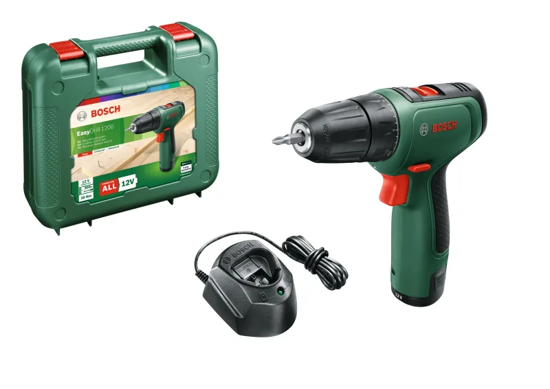 Taladro percutor a batería bosch 12v - 1 bat 1,5ah - easydrill 1200