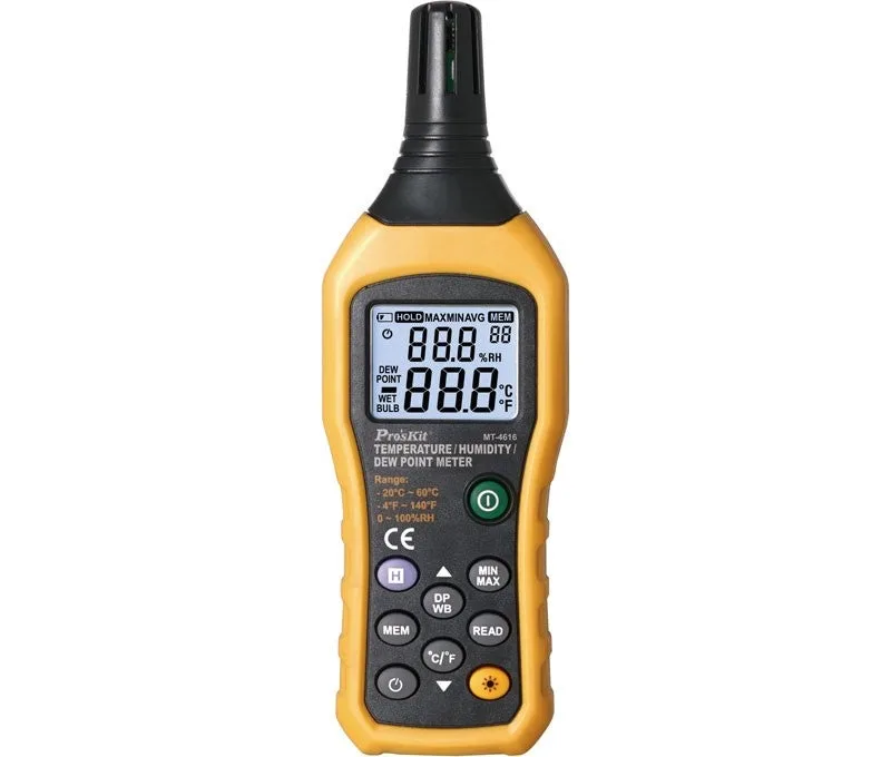 Medidor temperatura humedad y rocio