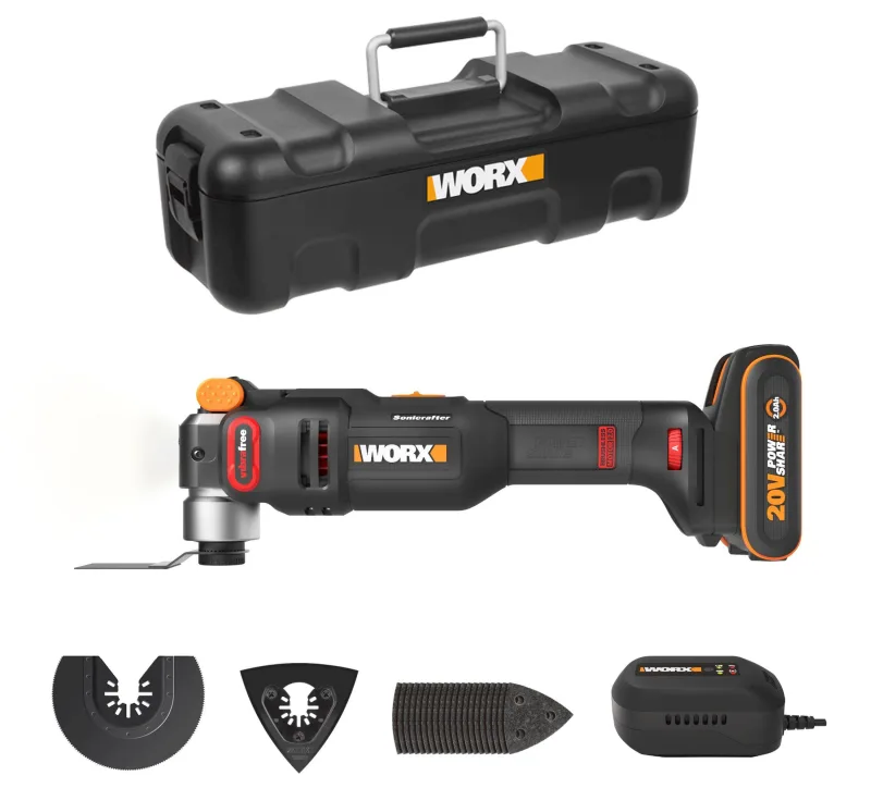 Multiherramienta eléctrica sin cable worx de 2 ah