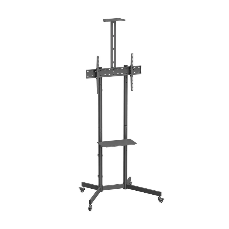 Soporte de suelo inclinable con ruedas/ soporte de cámara aisens ft70te-335 para tv 37'-70'/ hasta 45kg