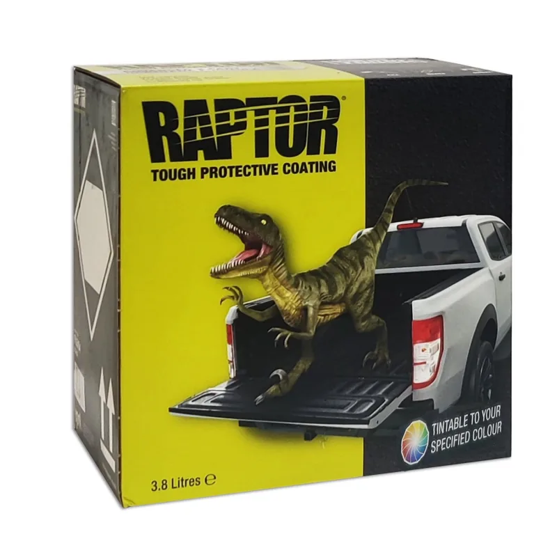 Pintura raptor 2k kit tintable 4 lt