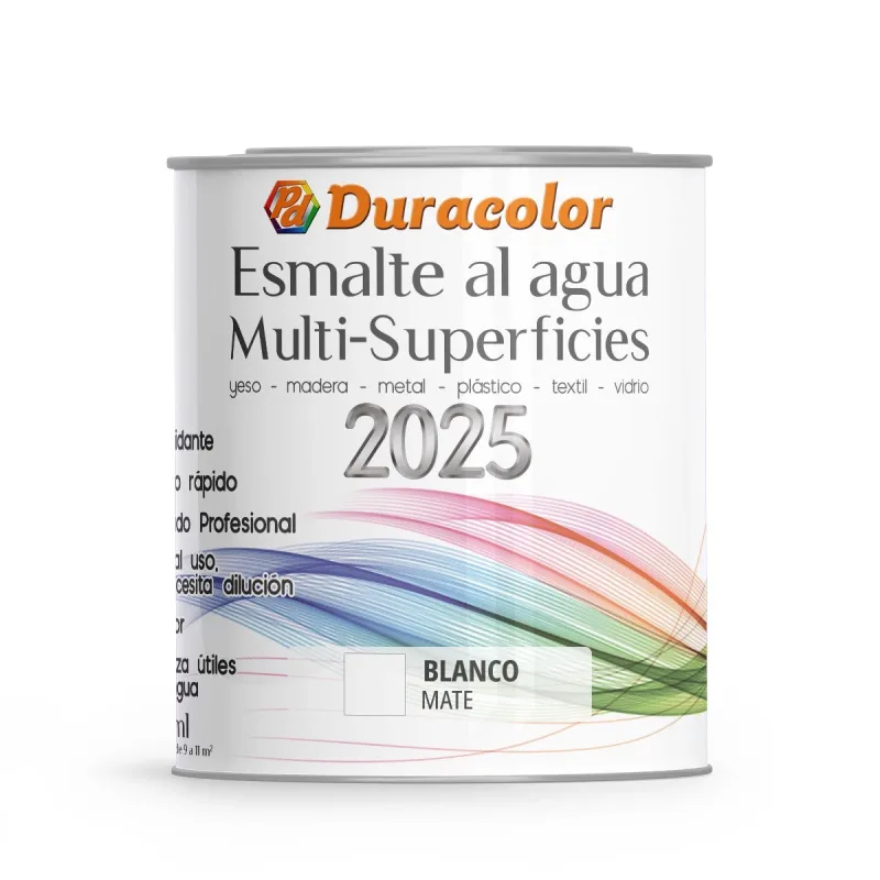 Esmalte al agua multisuperficies 2025 - mate - 10 litros - blanco