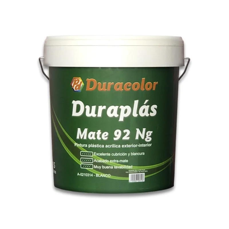 Pintura plástica blanca de interior duraplas mate 92