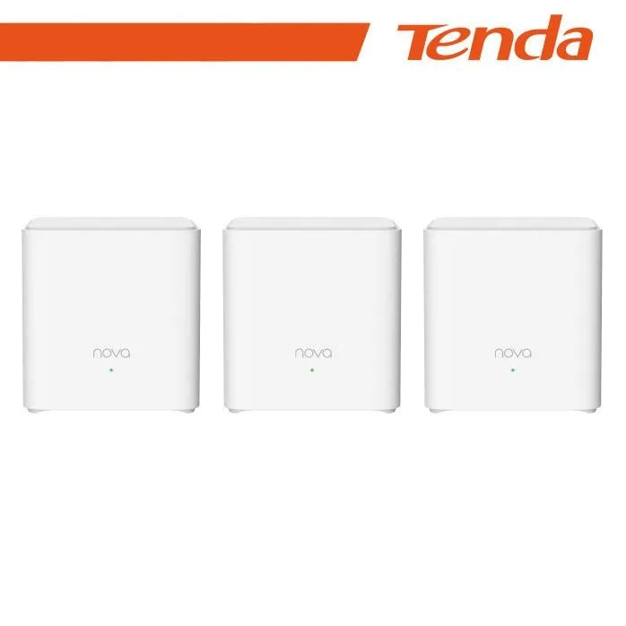 Sistema wi-fi en malla tenda ex3-3 doble banda (2,4 ghz / 5 ghz) wi-fi 6 (802.11ax) blanco 1 interno