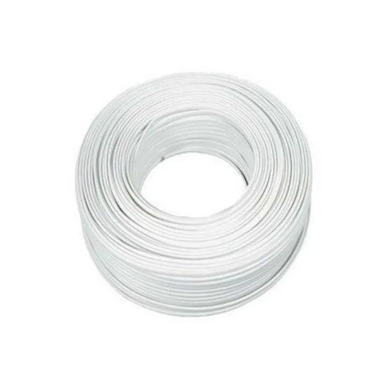 Cable electrico manguera plana 3x1,00 mm de 100mt blanco mp3x1