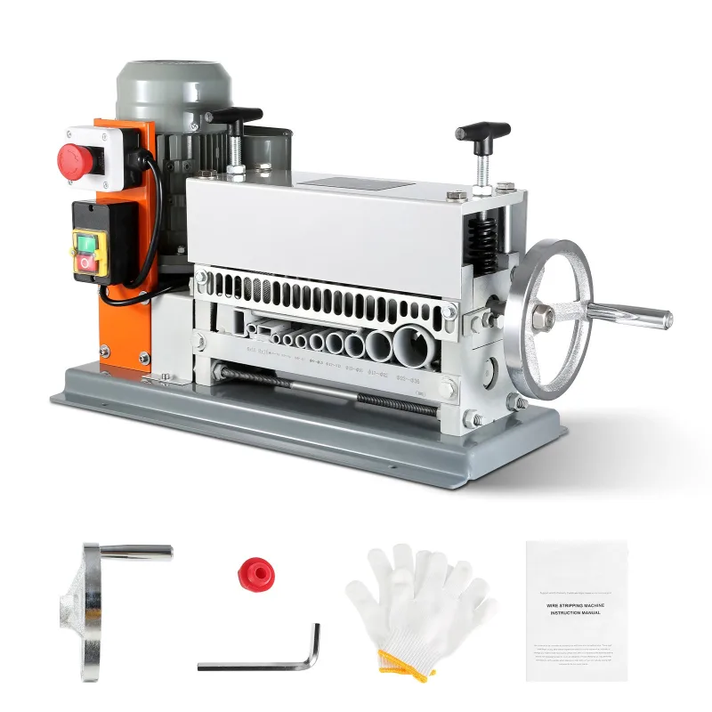 Máquina automática de desforrar cables succebuy 0,06-1,42 370w 88 ft/min desforradora eléctrica con manivela manual