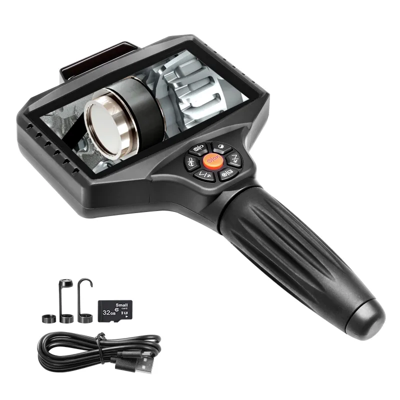 Cámara de inspección succebuy 3 lentes con luz,borescope industrial 5 ips,zoom 8x,pantalla dividida hd 1080p,10 luces led,para automóvil
