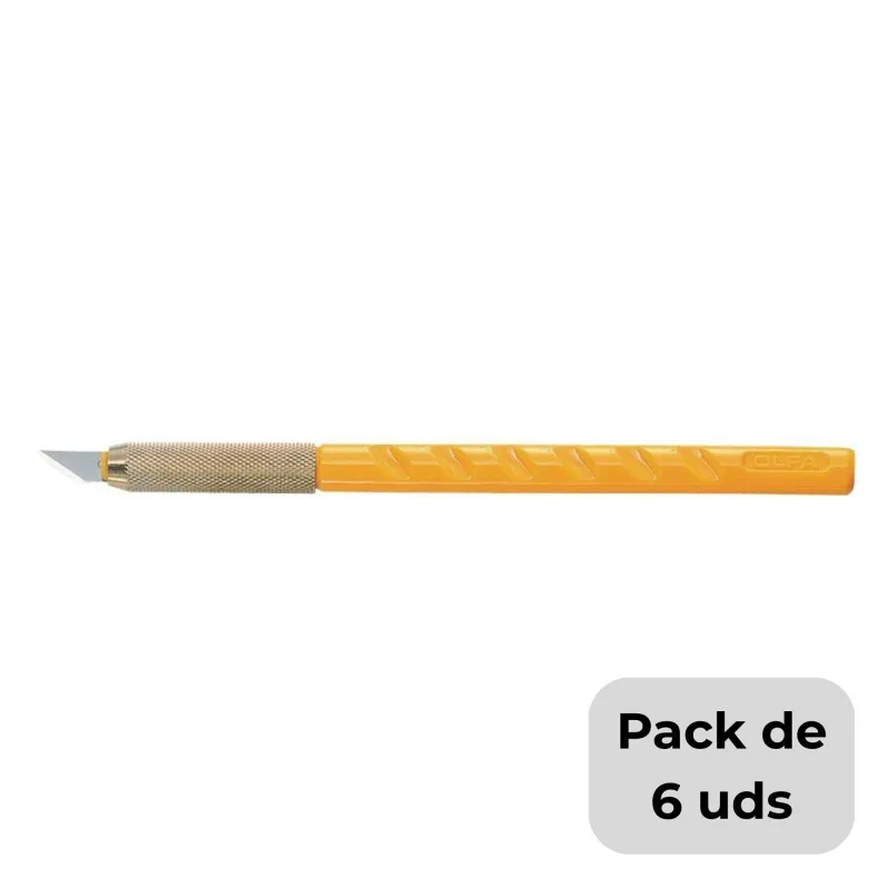 Packs de 6 cúteres con forma de lápiz olfa ak-1